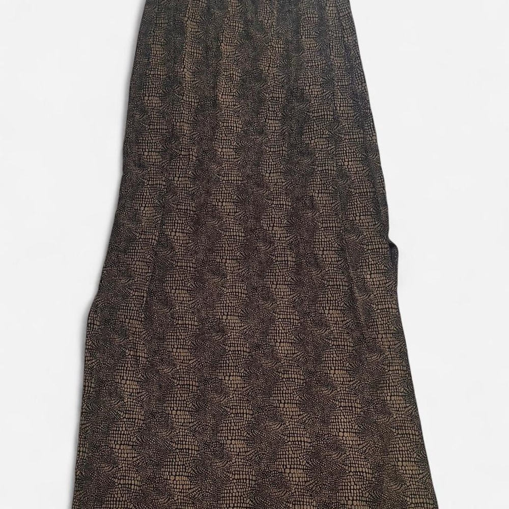 Elegant Black and Brown Women's Skirt
